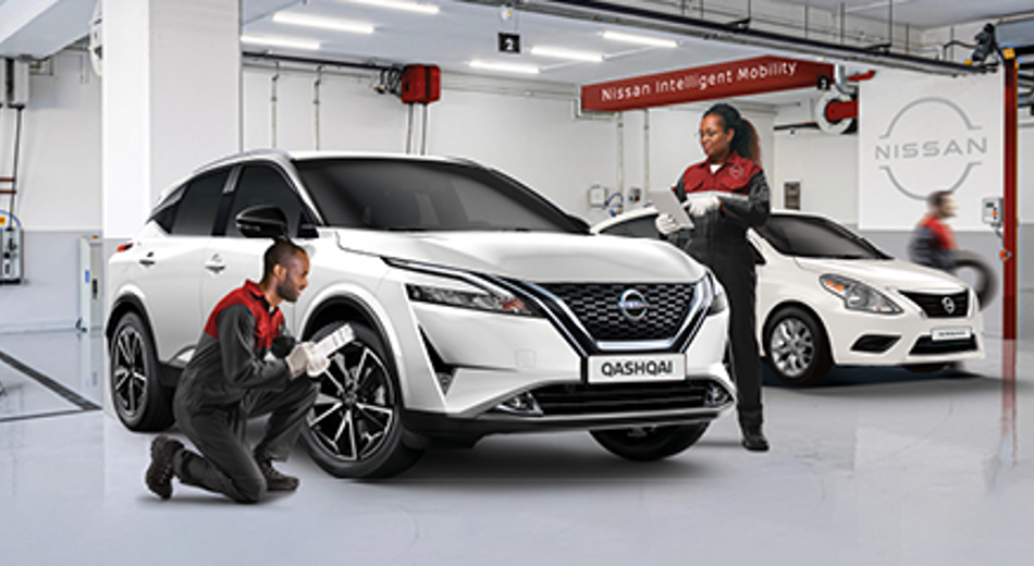 Nissan Technician at work