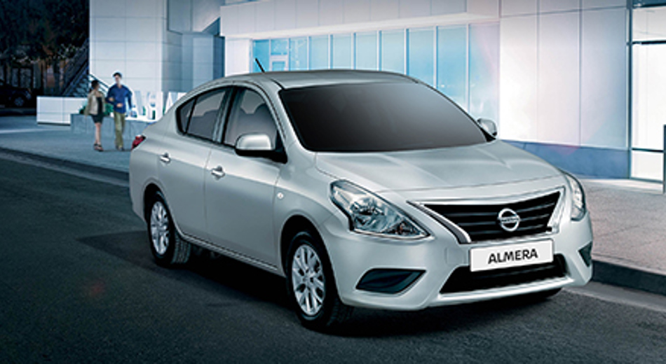 Nissan Almera parked